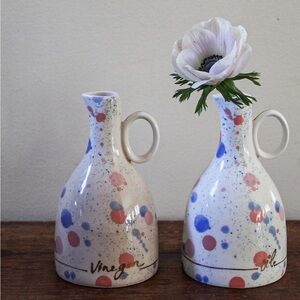 Anthropologie Oil and Vinegar bottles. No corks.